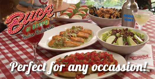 Buca di Beppo Catering