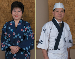 Chef Madame Saito & Sushi Chef Takao Saito