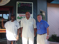 (Left) Executive Chef Ricky Fyall