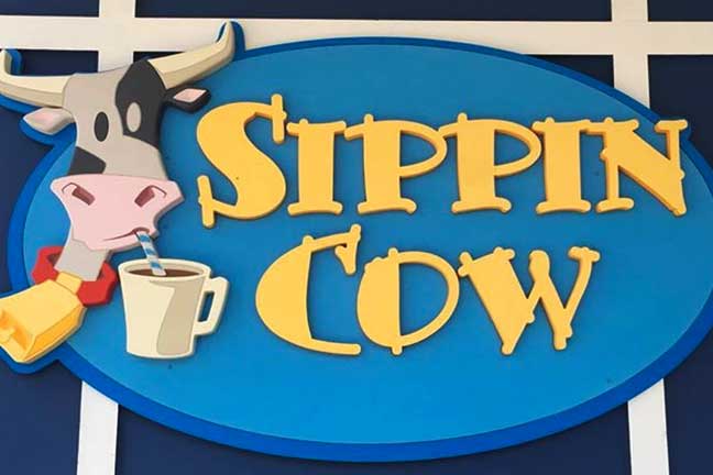 Sippin Cow